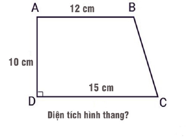 cách tính diện tích hình thang Cách tính diện tích hình thang