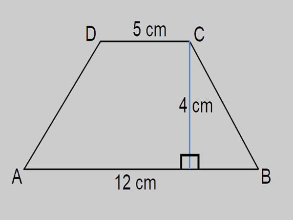 Cách tính diện tích hình thang vuông Cách tính diện tích hình thang vuông