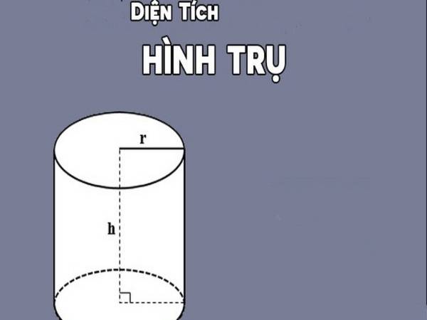 Ví dụ về cách tính diện tích hình trụ Ví dụ về cách tính diện tích hình trụ