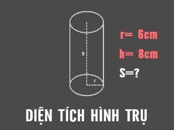 Cách tính diện tích hình trụ Cách tính diện tích hình trụ