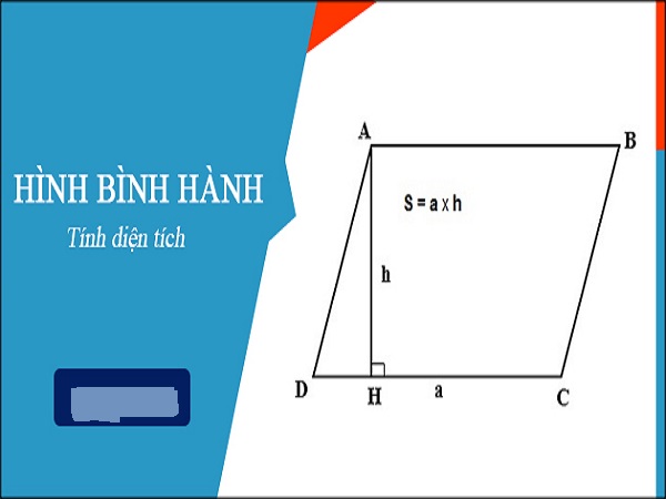 Cách tính diện tích hình bình hành